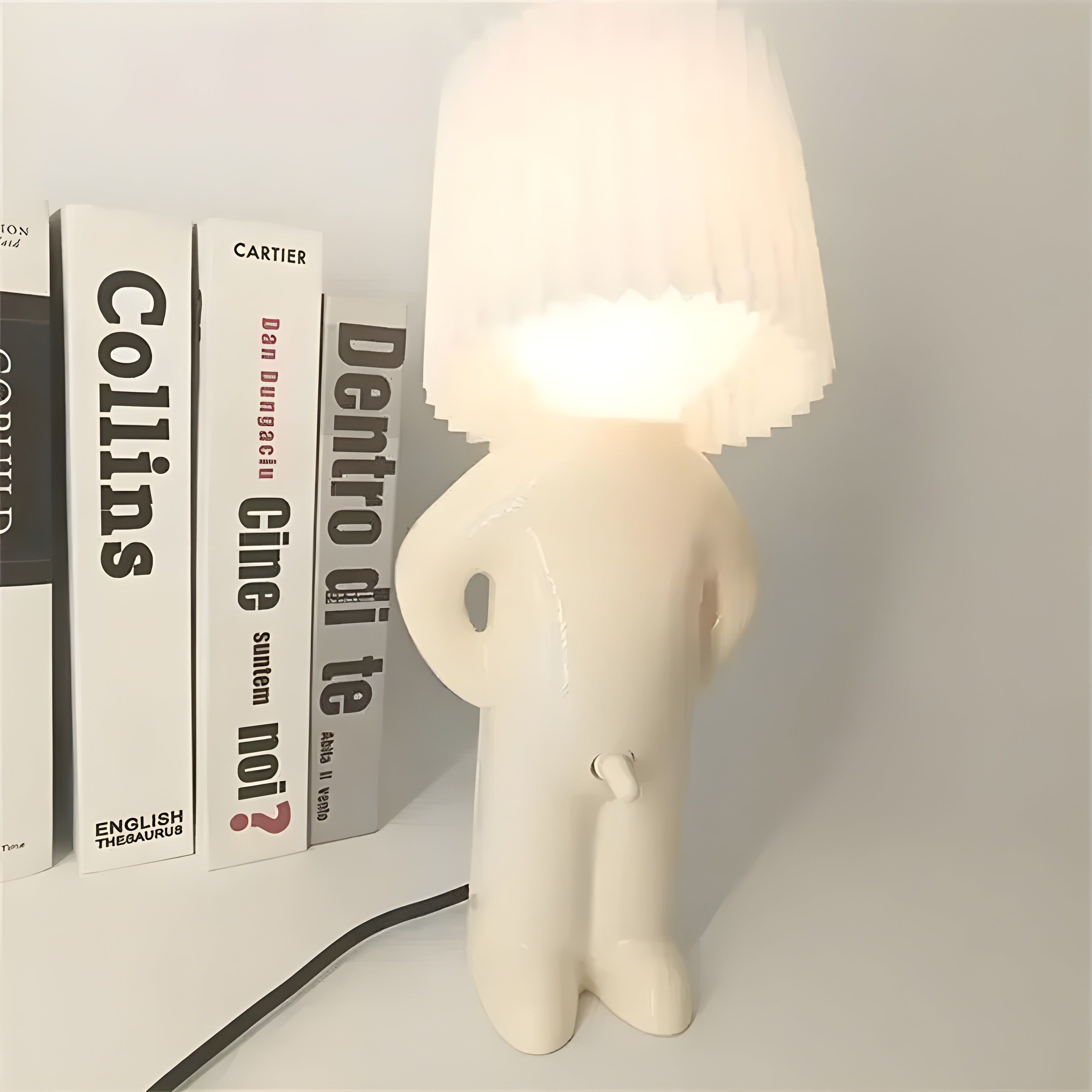 BowLift | Sassy Boy Creative Table Lamp – Unique Lighting for Bedroom and Living Space