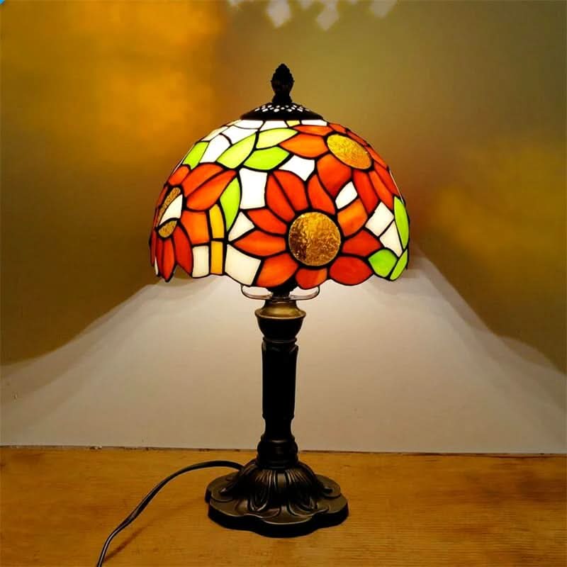 BowLift | Retro Baroque Tiffany Glass LED Table Lamp E27