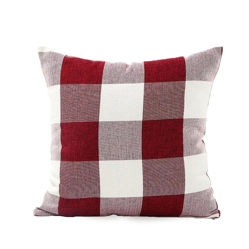 BowLift | Cozy Checked Cushion Cover in Country Style – Autumn Plaid (1+1 FREE)