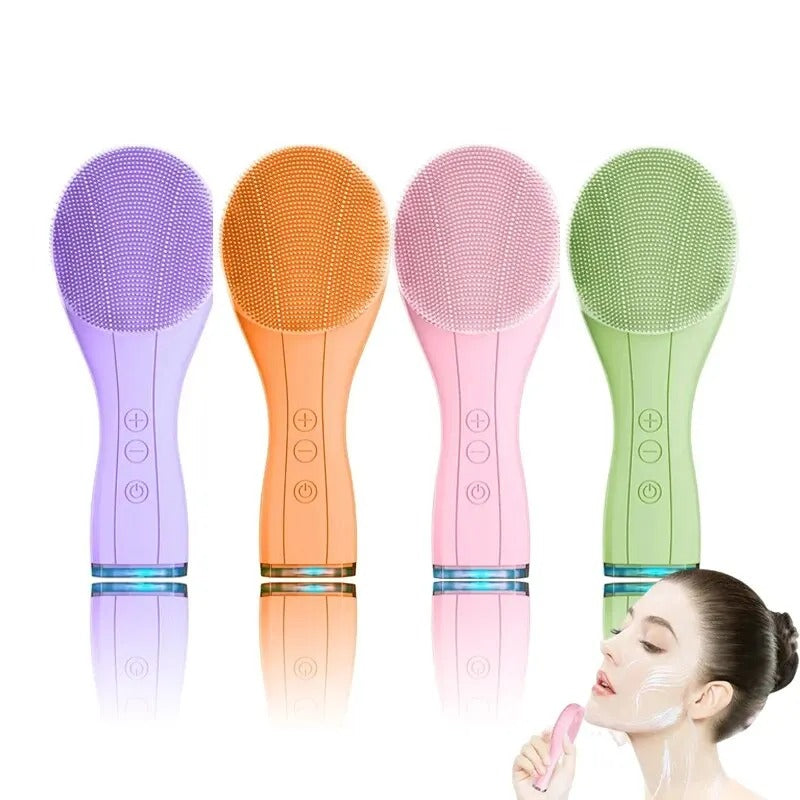 BowLift | Electric Facial Cleansing Brush | Waterproof Silicone, Sonic Vibration Technology for Deep Pore Cleansing and All Skin Types