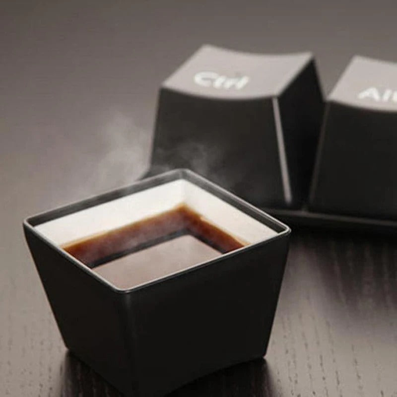BowLift | 3pcs/Set Ctrl ALT DEL Keyboard Tea Cup Container