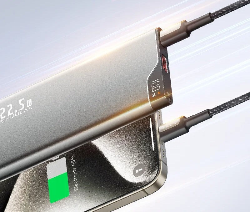 BowLift | All-in-One Power Bank with 4 Built-In Cables - 10000mAh Portable Fast Charger