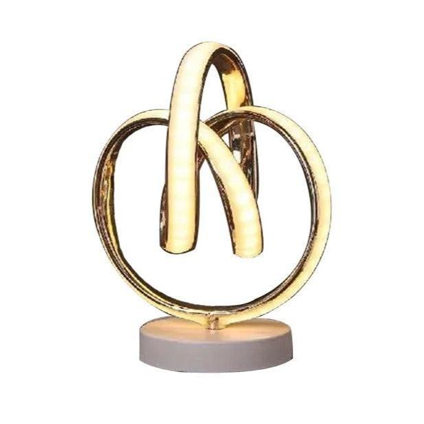 BowLift | Luminare - Modern LED Table Lamp with Curved Design and USB Connection