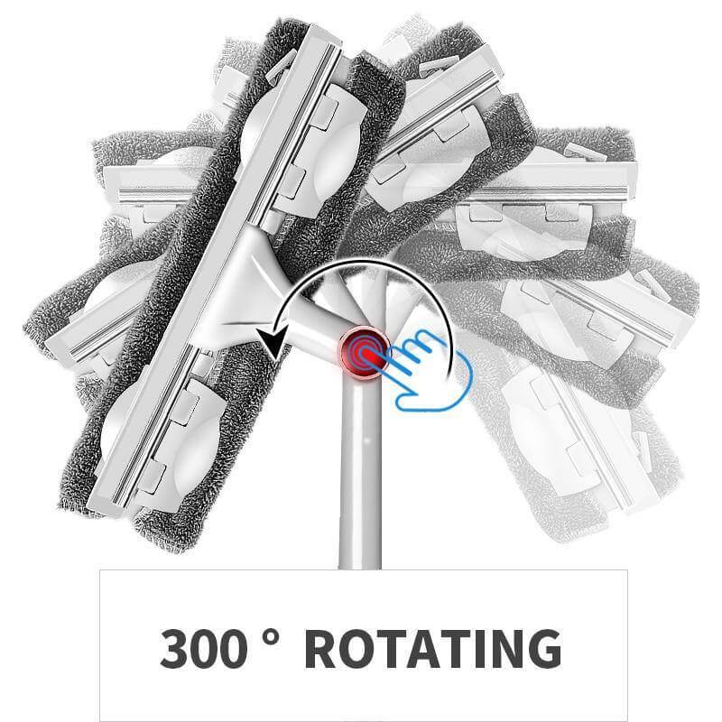 BowLift | Long Handle Rotating Easy Window Cleaner Mop