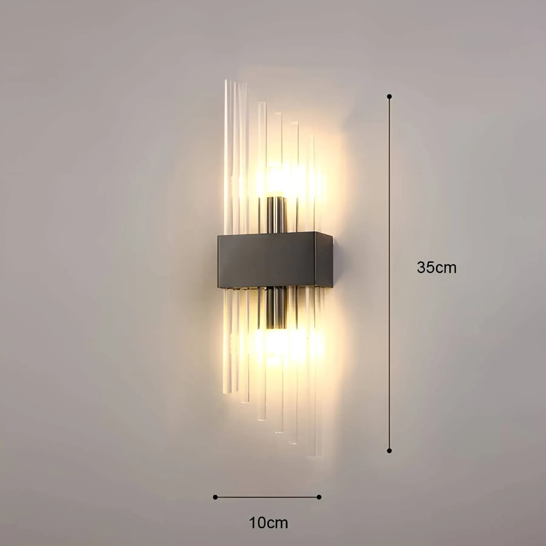 BowLift | Wall lamp with crystal decoration