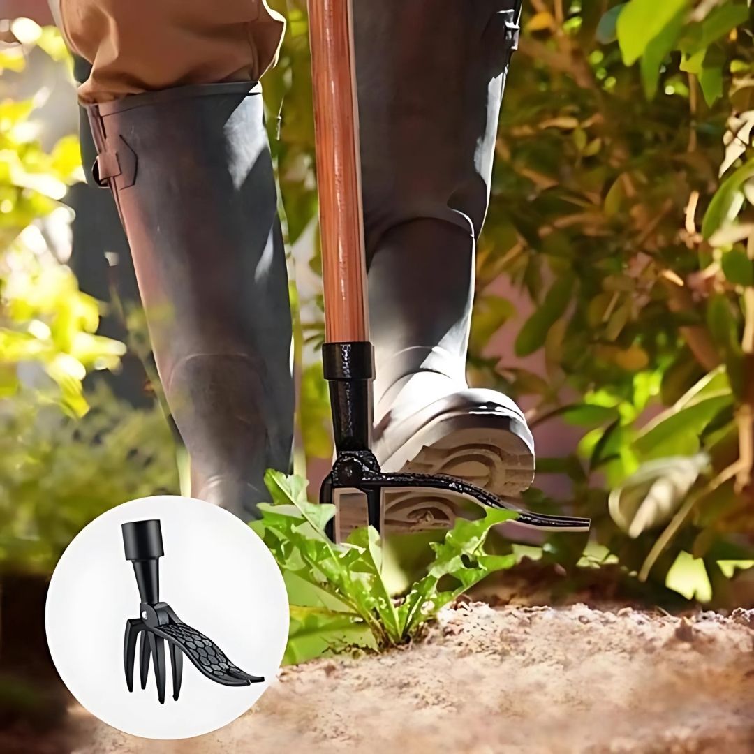 BowLift | Ergonomic Weeding Tool | High-Strength Steel Claws for Effortless Weed Removal in Gardens