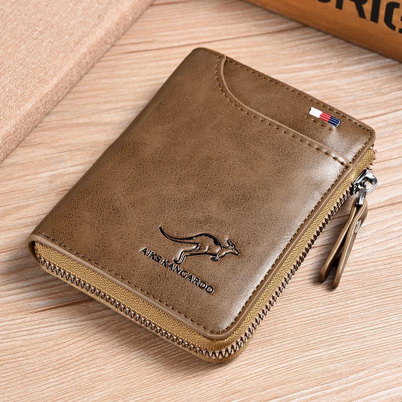 BowLift | Kangaroo Men's RFID-blocking Wallet, Multifunctional Credit Card Holder