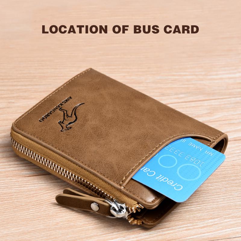 BowLift | Kangaroo Men's RFID-blocking Wallet, Multifunctional Credit Card Holder