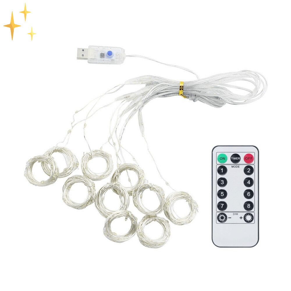 BowLift | Curtain lamp with remote control and movable light for a warm, safe atmosphere at home