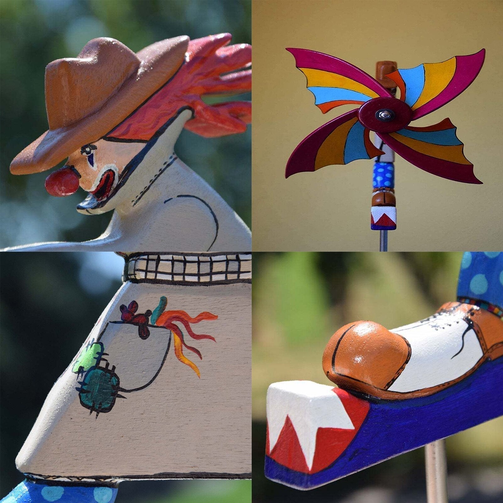 BowLift | Miss Bee Garden Art Decor Whirligigs Wind Spinners