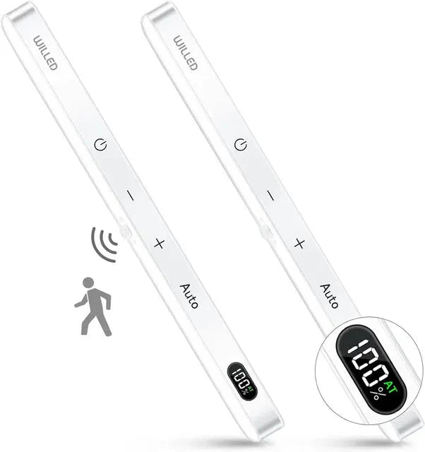 Motion Sensor Cabinet Light Battery Display 60 LED Touch Light Bar | Bowlift