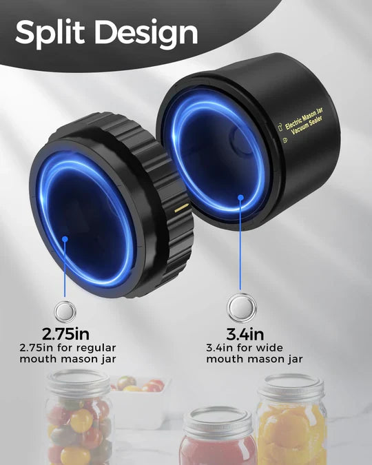 BowLift | Electric Mason Jar Vacuum Sealer Kit