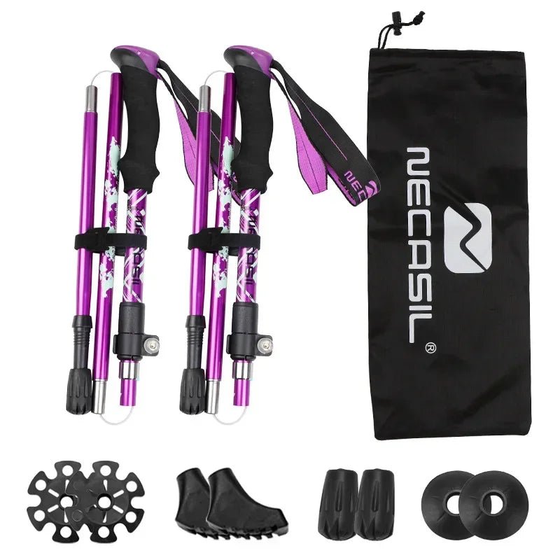 BowLift | NECASIL – Collapsible Trekking Poles for Stable Hiking Support