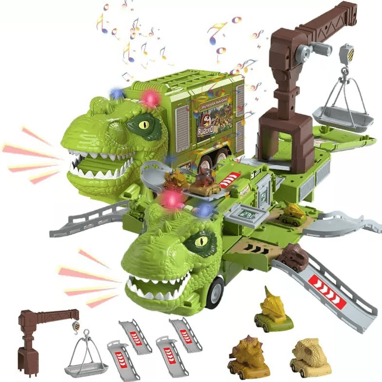 BowLift | Dino Truck Toy Exciting transport missions with a storage function
