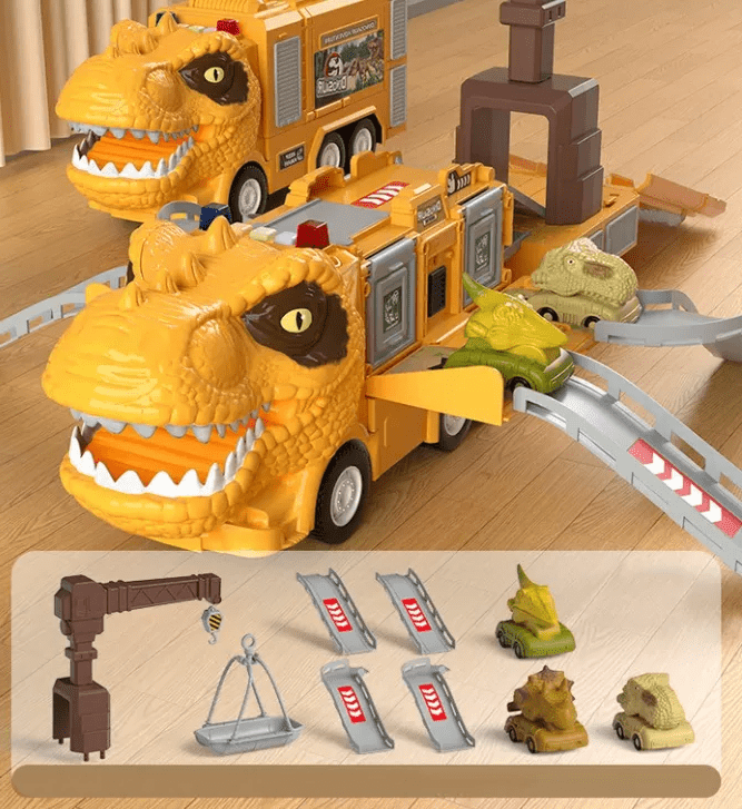 BowLift | Dino Truck Toy Exciting transport missions with a storage function