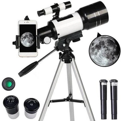 BowLift | Explore the Stars with Ease - Professional Telescope with Tripod & 150x Zoom for Moon Watching