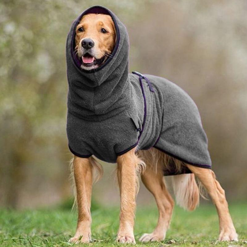 BowLift | CozyPaws - Fleece-Dog Jacket with Hood for Warmth and Comfort
