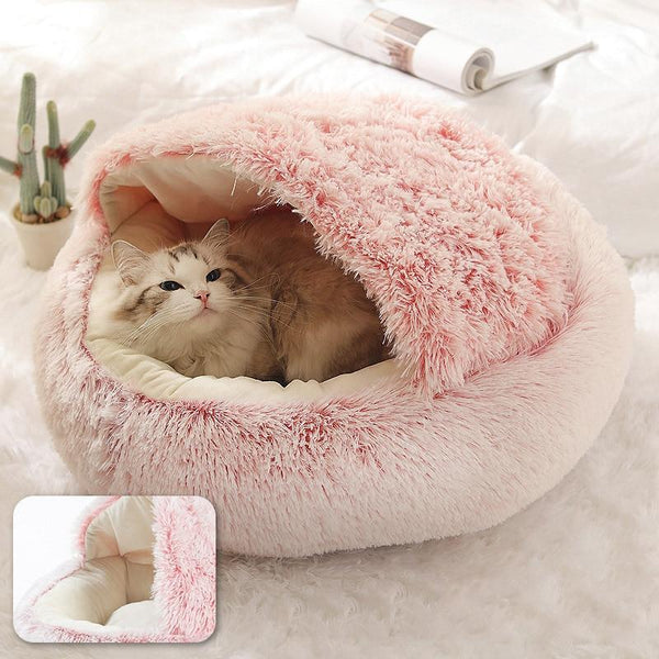 BowLift | Cat Bed Plush Cave for Anxiety Relief