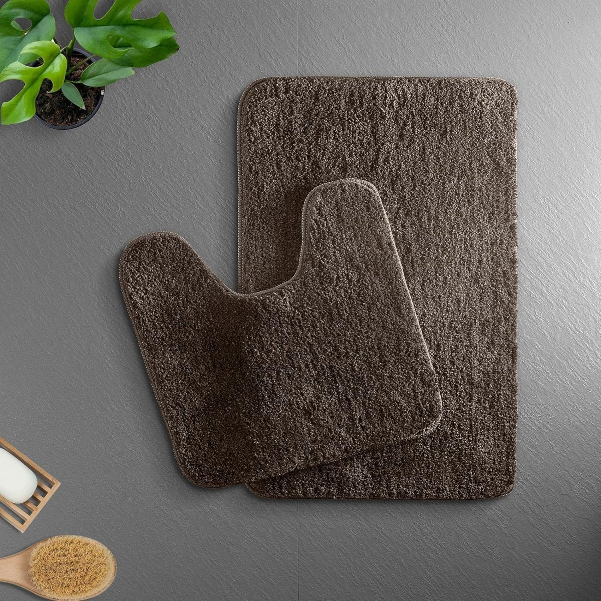 BowLift | VeluSoft Plush Microfiber Bath Mat | Quick-Absorbing, Non-Slip Bathroom Rug for Comfort and Safety