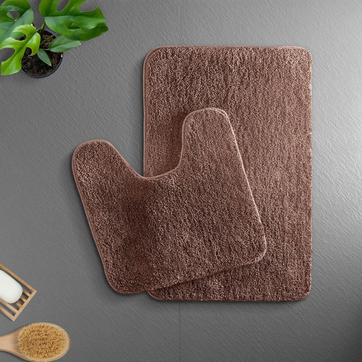 BowLift | VeluSoft Plush Microfiber Bath Mat | Quick-Absorbing, Non-Slip Bathroom Rug for Comfort and Safety