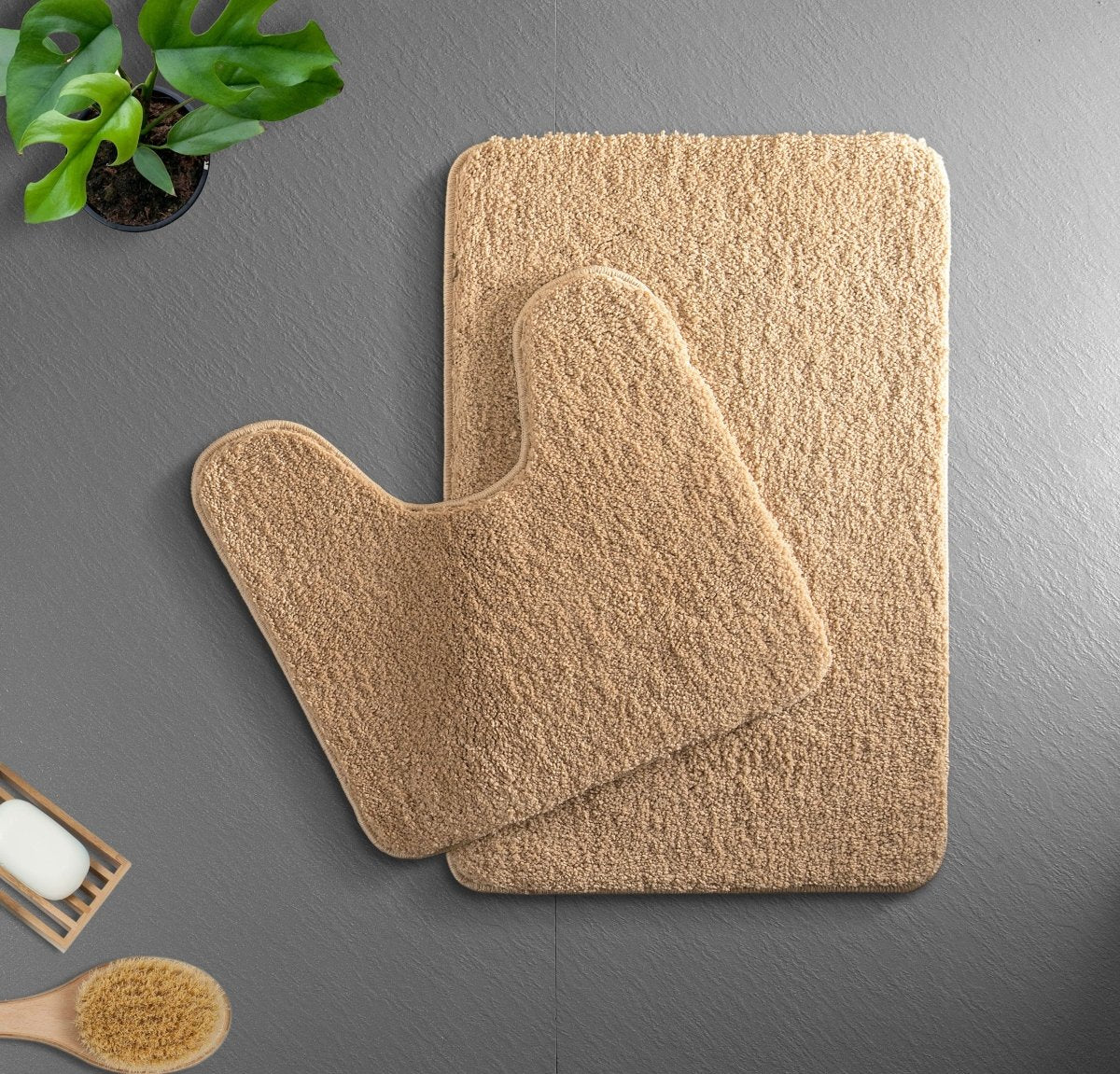 BowLift | VeluSoft Plush Microfiber Bath Mat | Quick-Absorbing, Non-Slip Bathroom Rug for Comfort and Safety