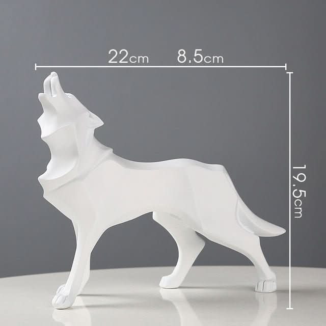 BowLift | Handcrafted Polyresin Wolf Figurine for Home Decor