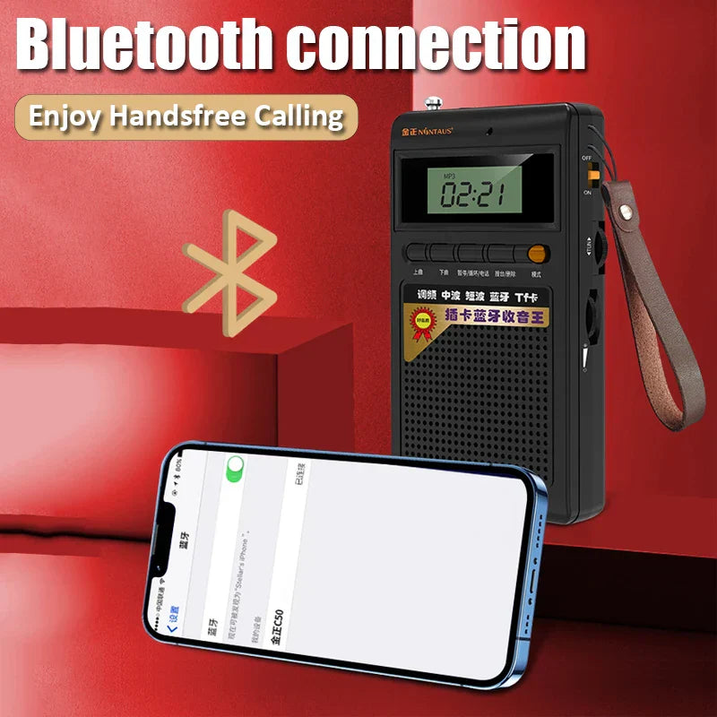BowLift | Portable Bluetooth Radio and MP3 Player - SoundPocket Mini