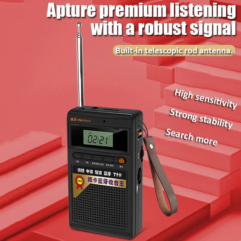 BowLift | Portable Bluetooth Radio and MP3 Player - SoundPocket Mini