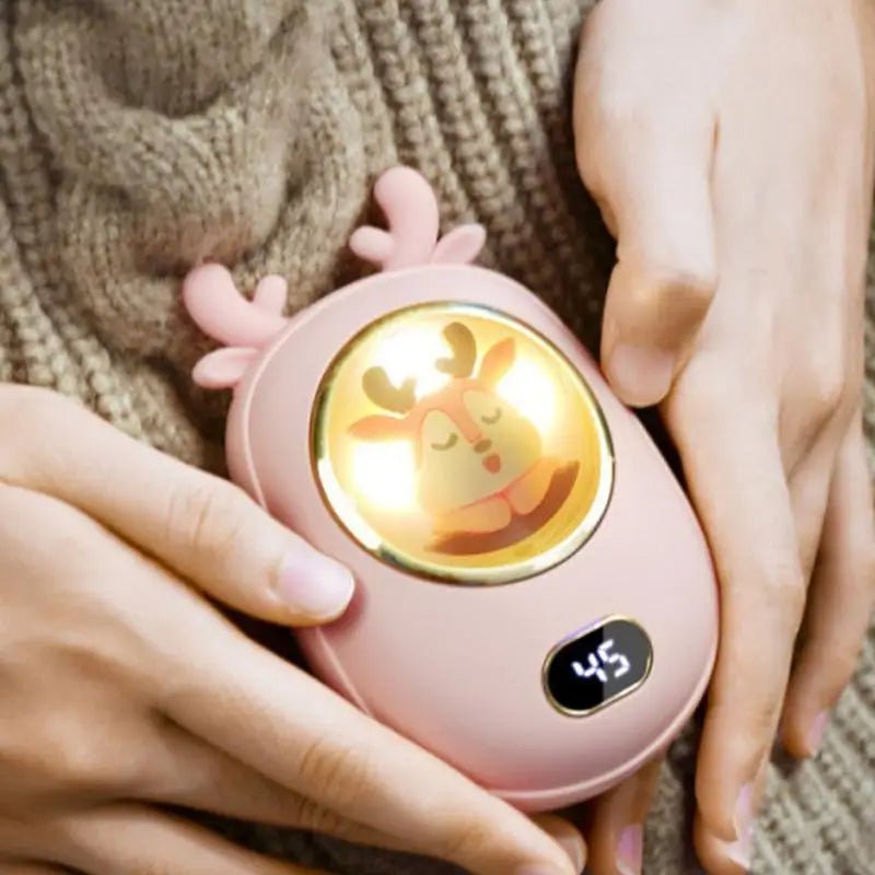 BowLift | Portable Hand Warmers & Power Bank – 2-in-1 Device with 10,000mAh Battery with Temperature Display, Adjustable Heat, Perfect Christmas Gift