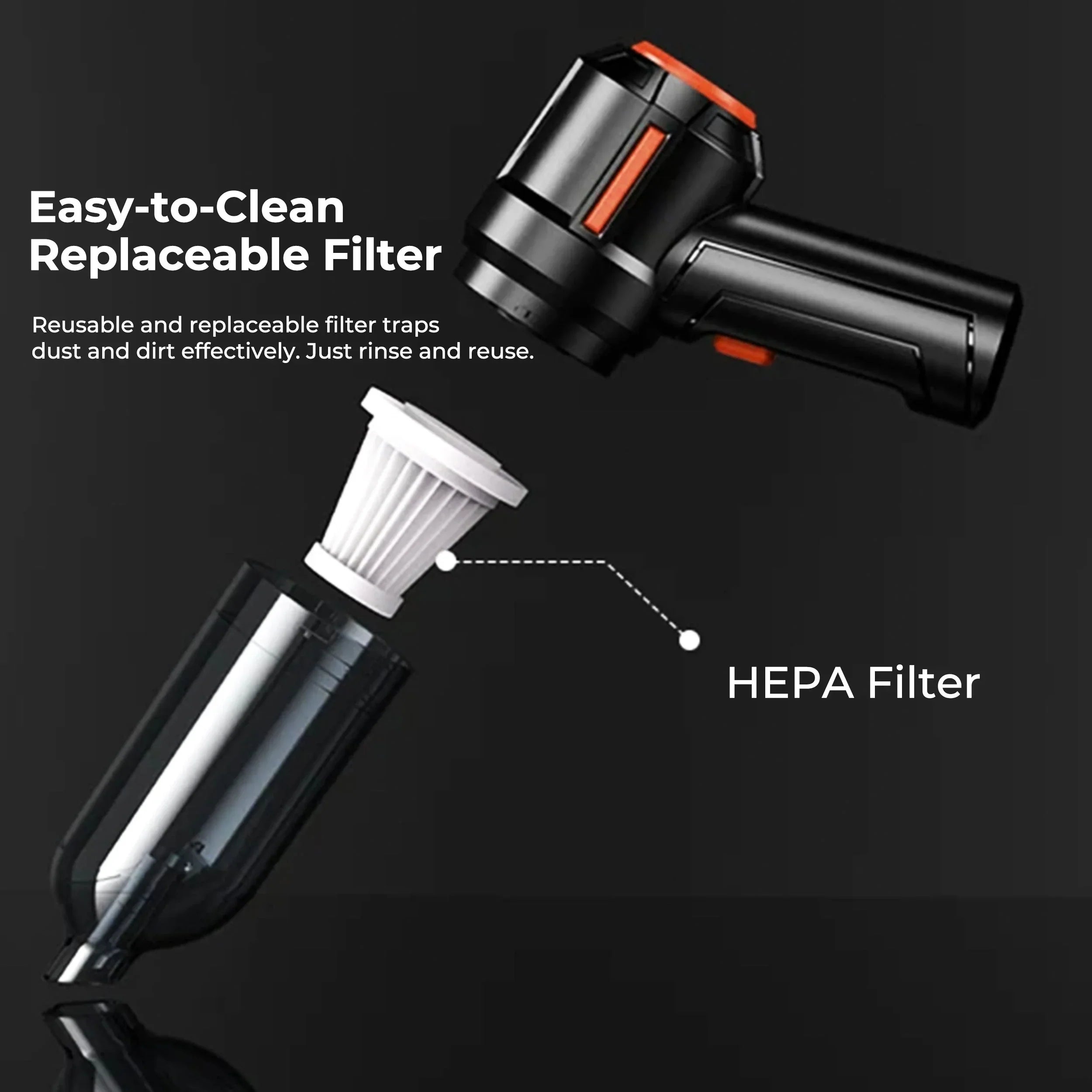 BowLift | Handheld Car Vacuum Cleaner Cordless Powerful