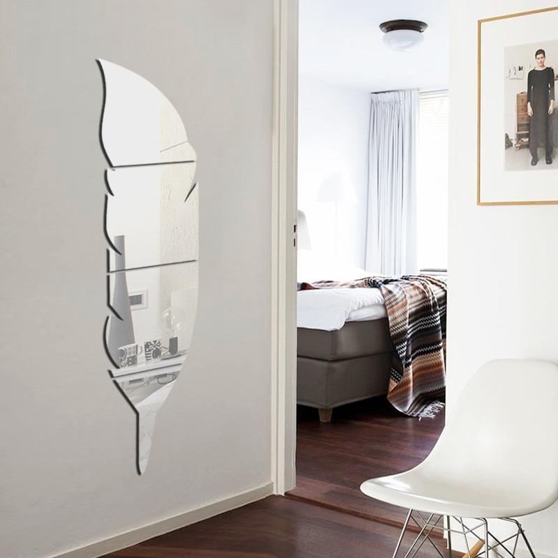 BowLift | Peel and Stick Feather Mirror