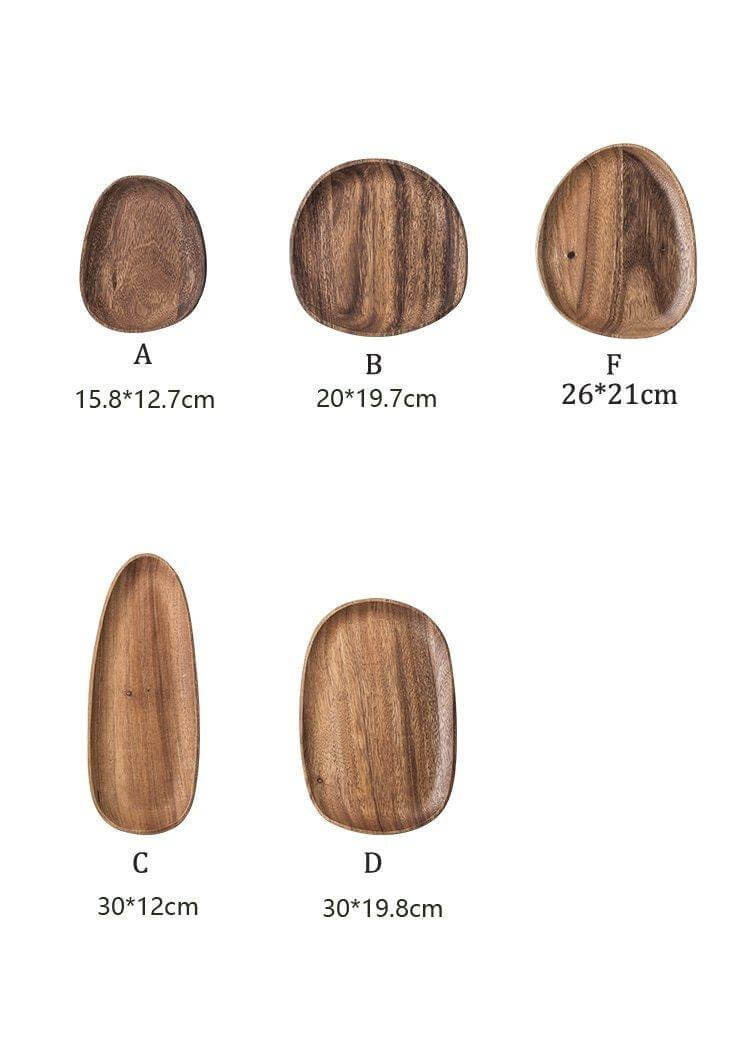 BowLift | Irregular Natural Wood Plates