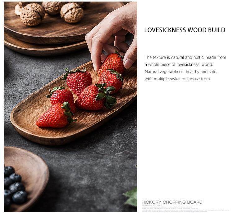 BowLift | Irregular Natural Wood Plates