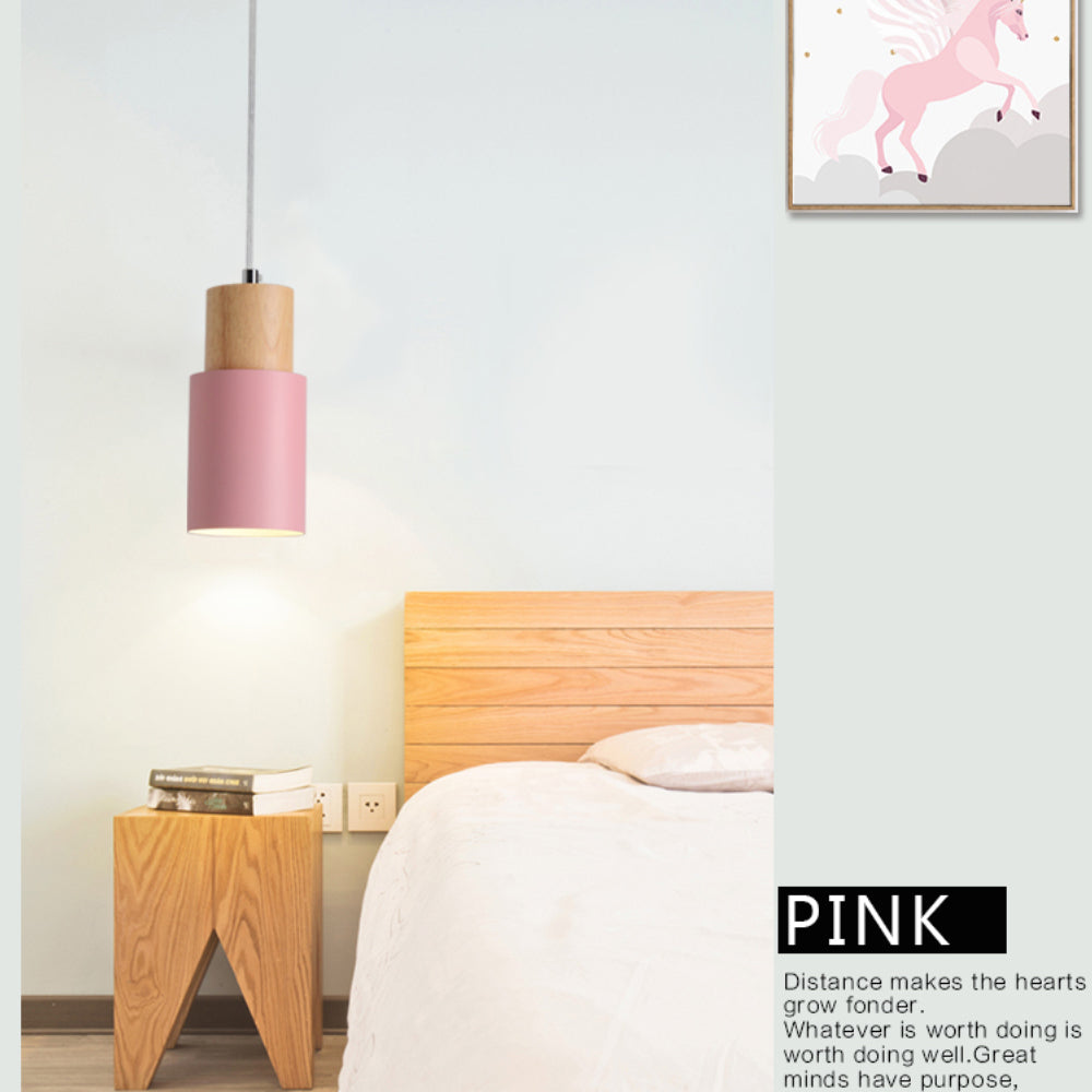 BowLift | Designer Nordic Wood Base Pendant Lamp