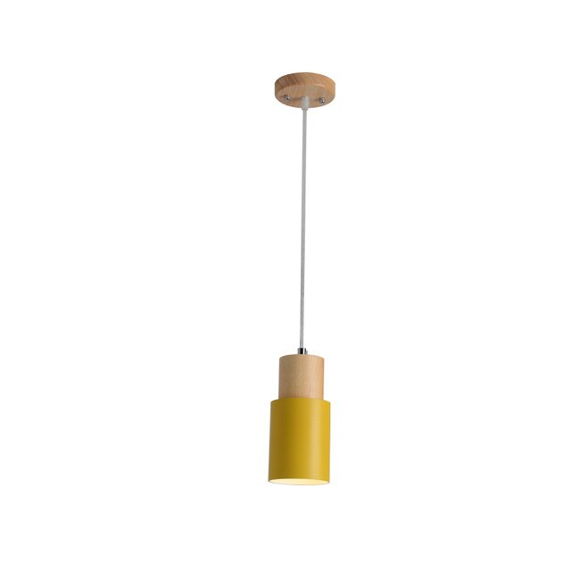 BowLift | Designer Nordic Wood Base Pendant Lamp