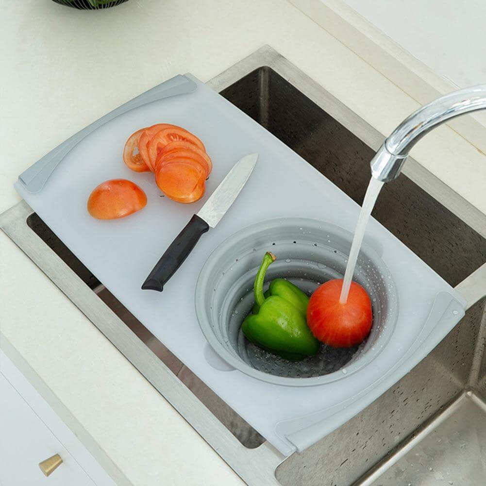 BowLift | Multifunctional Ultimate 3 in 1 Cutting Board with Drain Basket