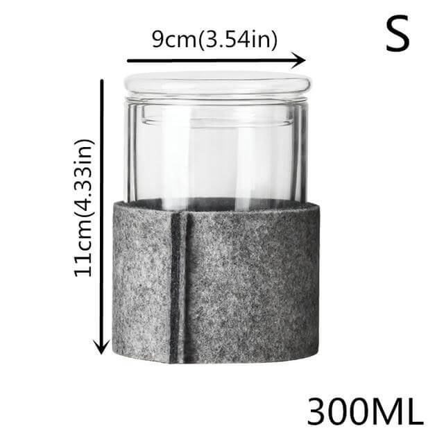 BowLift | Creative Glass Tea Infuser with Wooden Lid