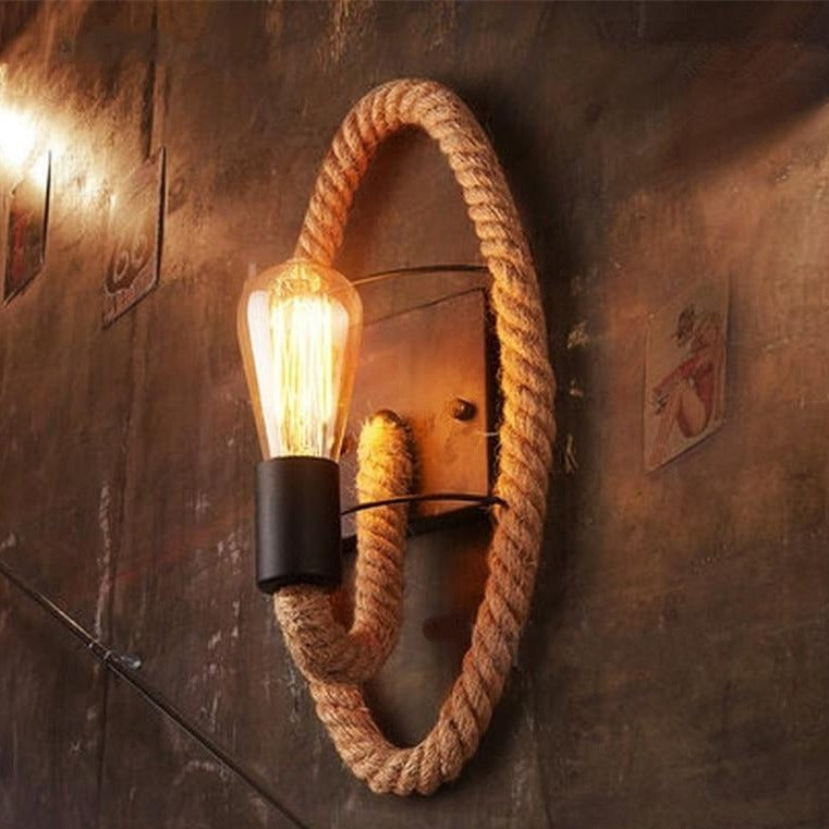 BowLift | Vintage Rope Wall Light