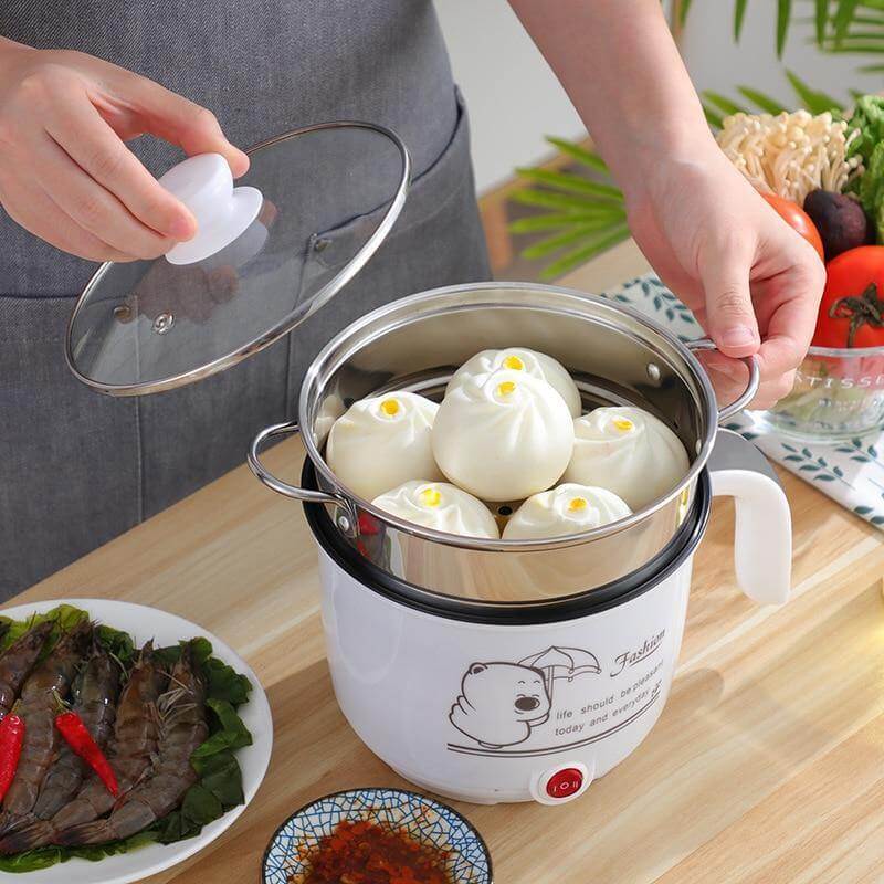 BowLift | Mini Electric Double Layer Hot Pot Rice Cooker