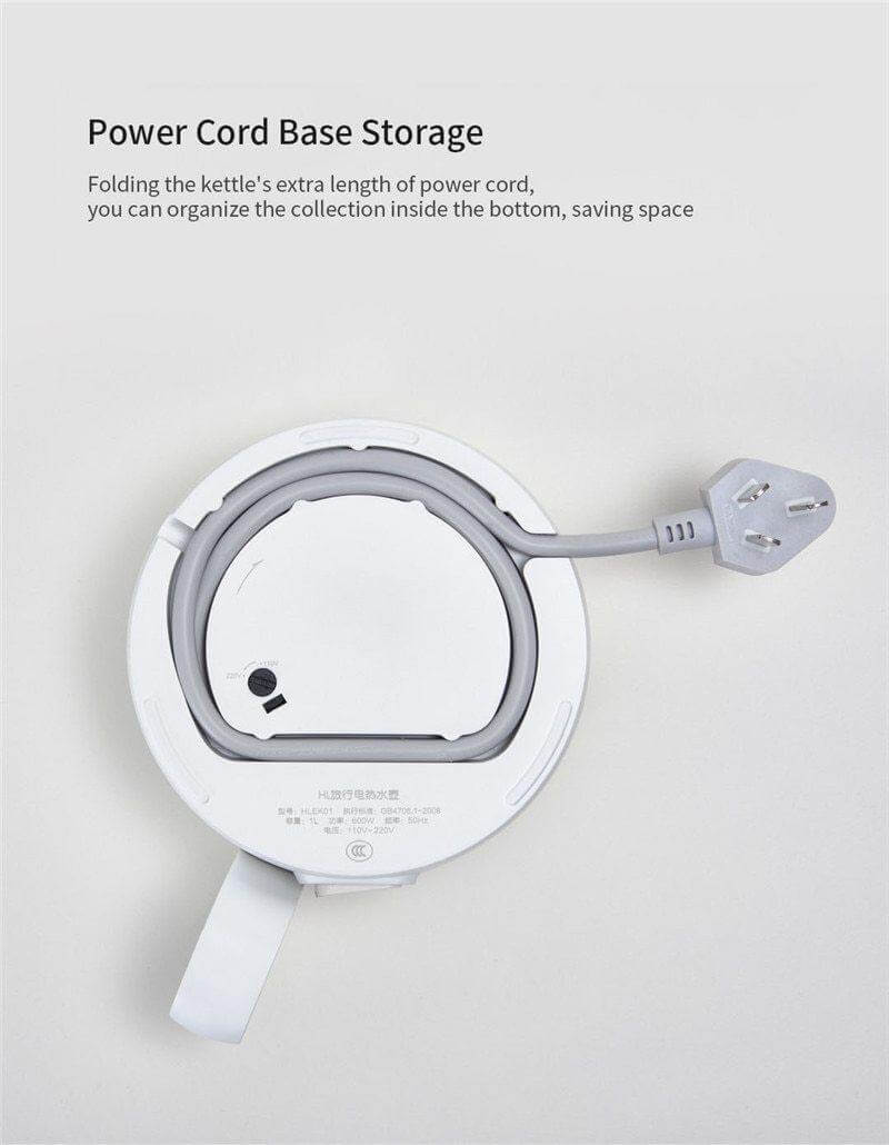 BowLift | Foldable Portable Electric Kettle