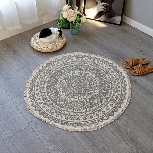 BowLift | Mira Mandala Accent Rug