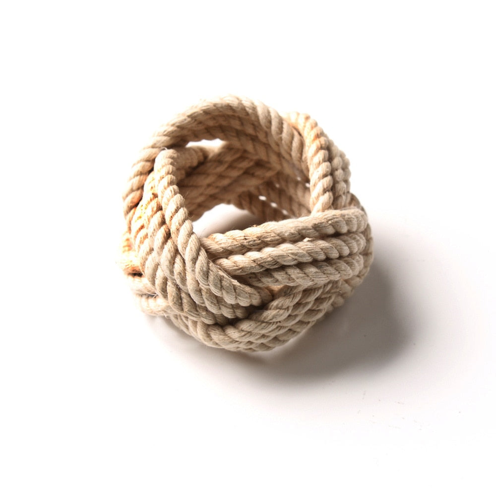 BowLift | Braided Jute Napkin Ring - Set of 10