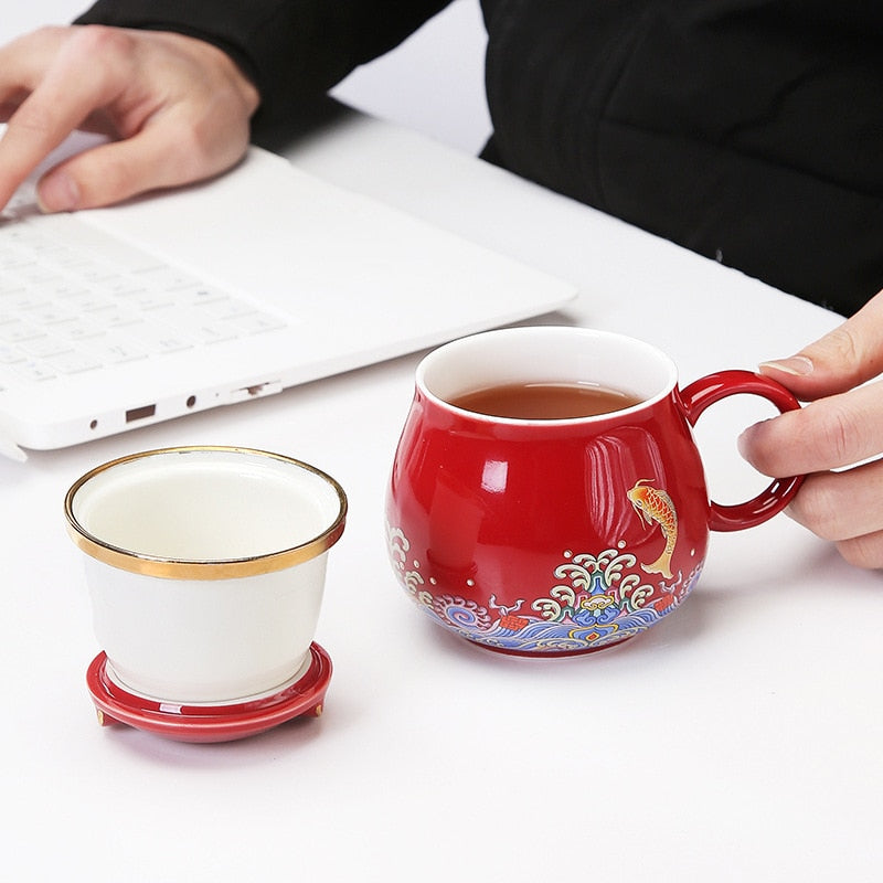 BowLift | Japanese Ceramic Tea Infuser Cups