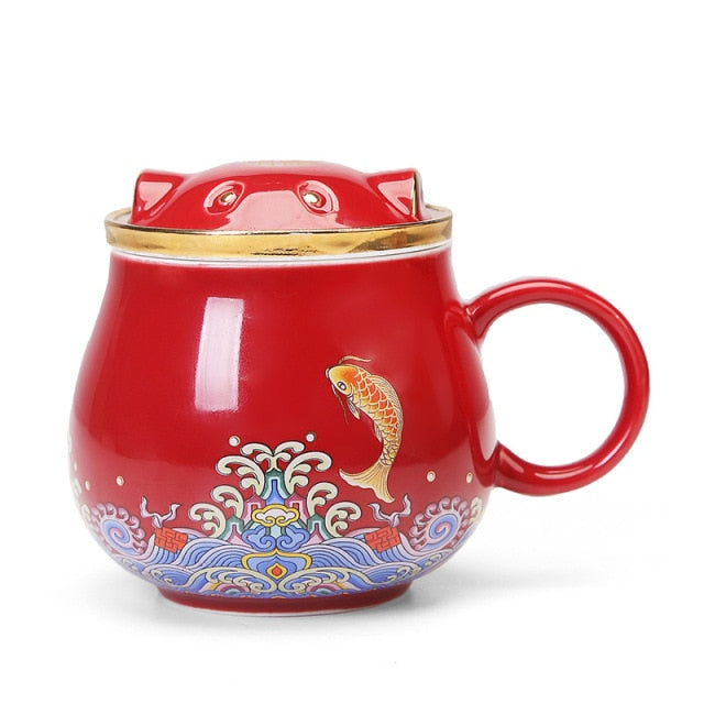 BowLift | Japanese Ceramic Tea Infuser Cups