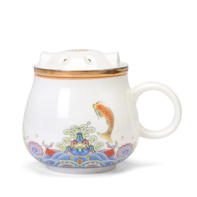 BowLift | Japanese Ceramic Tea Infuser Cups