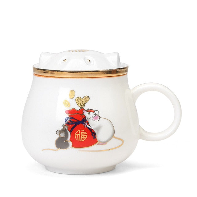 BowLift | Japanese Ceramic Tea Infuser Cups