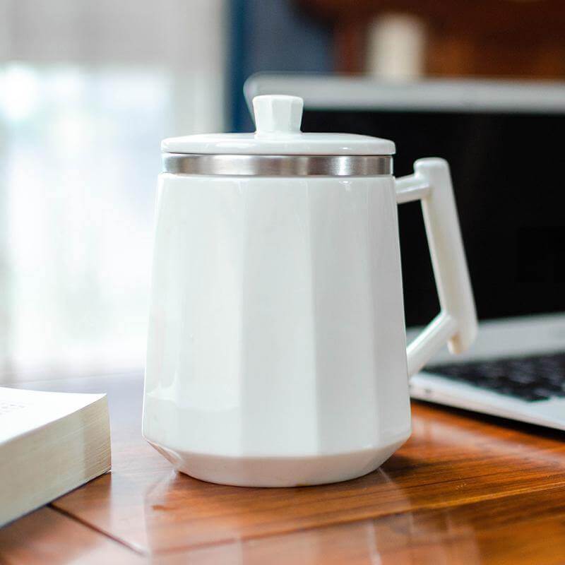 BowLift | Stainless Steel Self Mixing Coffee Mug