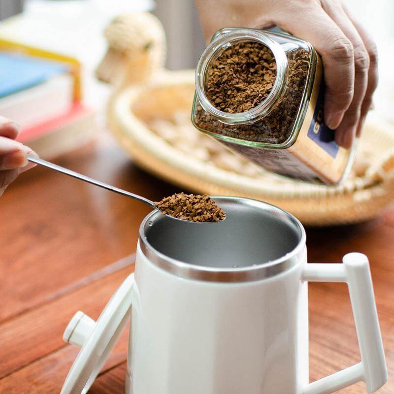 BowLift | Stainless Steel Self Mixing Coffee Mug