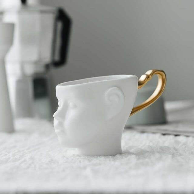 BowLift | Elegant Ceramic Realistic Face Mugs