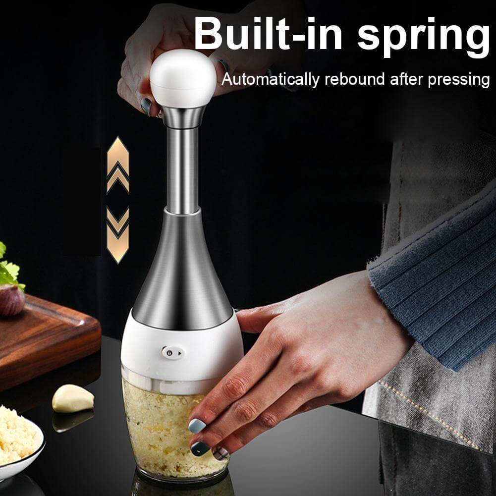 BowLift | Stainless Steel Quick Garlic Vegetable Chopper